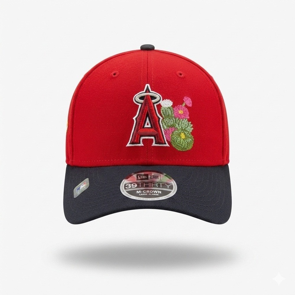 Los Angeles Angels New Era Hat L/XL Red 2026 Spring Training 39THIRTY M-Crown